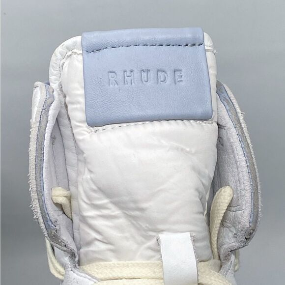 Rhude Rhecess Worn Out Effect High Top Sneakers size 13 - Picture 4 of 14